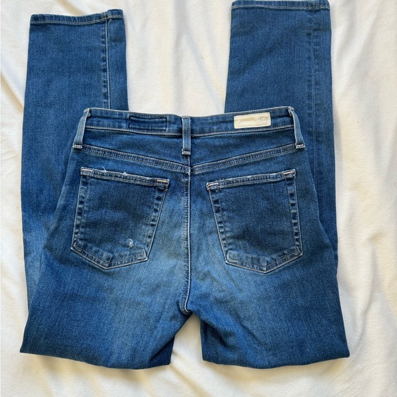 AG Adriano Goldschmied jeans “the Isabelle High Rise Straight Crop” - Picture 2 of 10